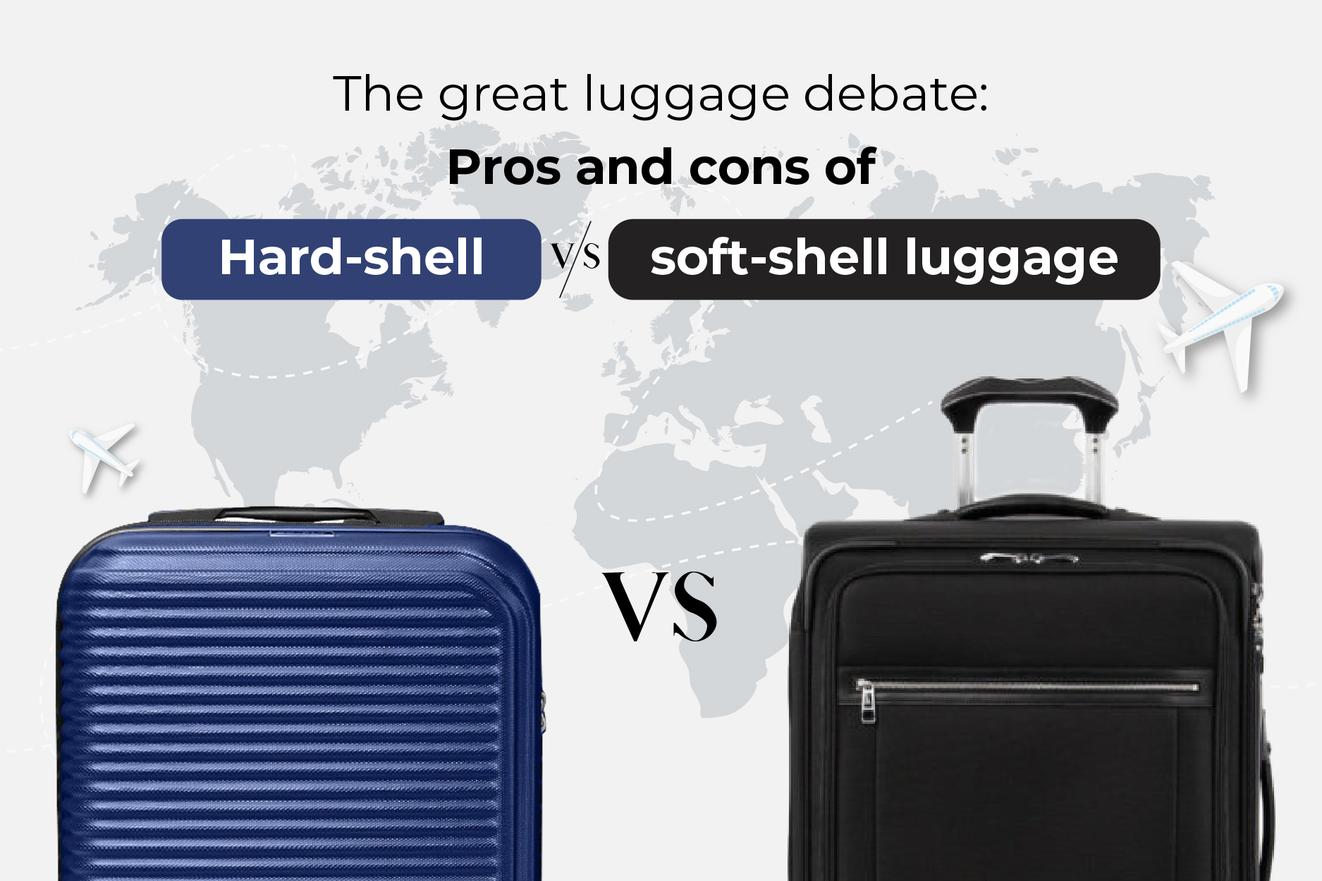 Luggage top trumps: hard-shell suitcases vs soft-shell suitcases, whic –  Antler Luggage Australia